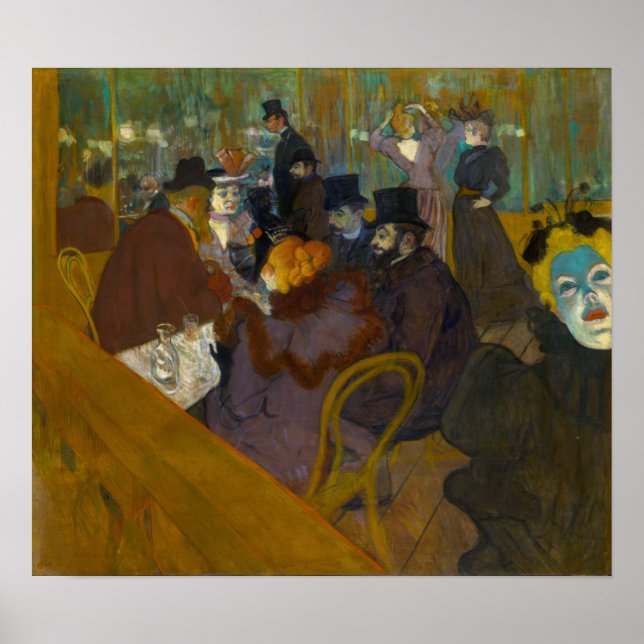 Toulouse-Lautrec - Auf der Strecke Poster (Vorne)