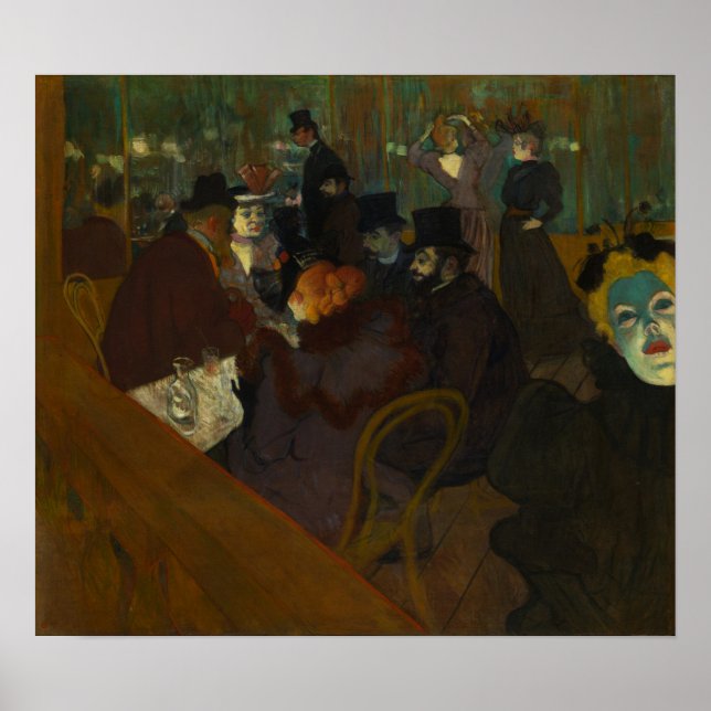 Toulouse-Lautrec - Auf der Strecke Poster (Vorne)