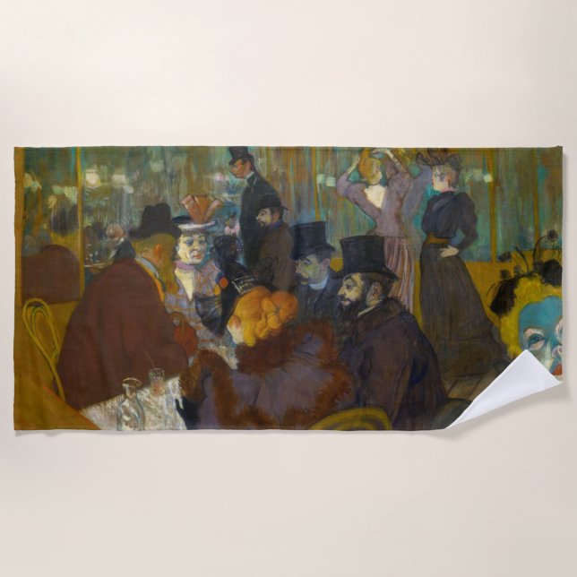 Toulouse-Lautrec - Auf der Strecke Strandtuch (Vorderseite)