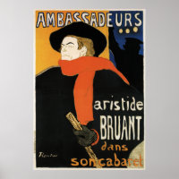 Toulouse-Lautrec: Botschafter Aristide Bruant
