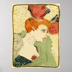 Toulouse-Lautrec - Büste der Mlle. Marcelle Lender Poster