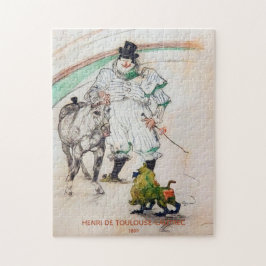 Toulouse-Lautrec, Circus Clown, Pferd und Affe Puzzle