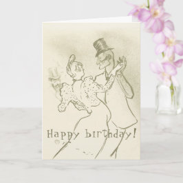 Toulouse Lautrec - Dancing Couple, Birthday Card Karte