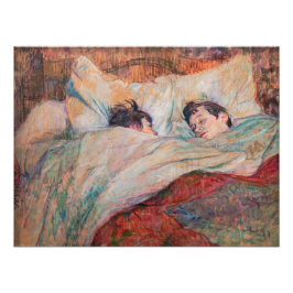 Toulouse-Lautrec - Das Bett Fotodruck