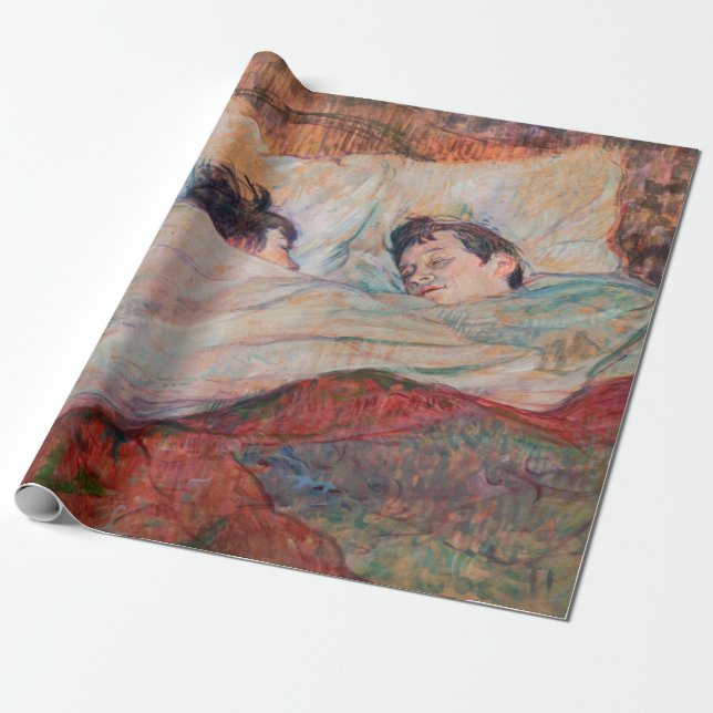 Toulouse-Lautrec - Das Bett Geschenkpapier (Ungerollt)