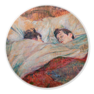 Toulouse-Lautrec - Das Bett Keramikknauf