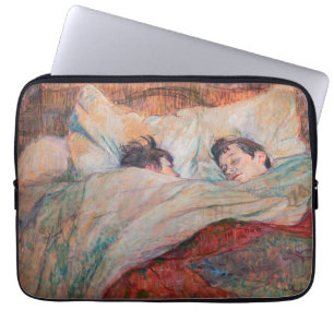 Toulouse-Lautrec - Das Bett Laptopschutzhülle