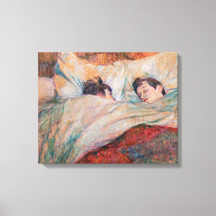 Toulouse-Lautrec - Das Bett Leinwanddruck