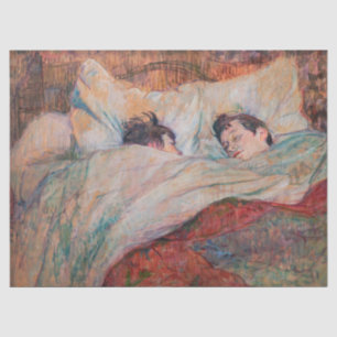 Toulouse-Lautrec - Das Bett Seidenpapier