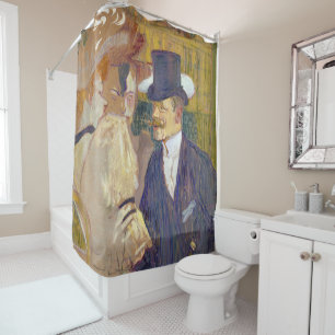 Toulouse-Lautrec - Der Engländer im Rouge Duschvorhang