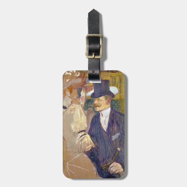 Toulouse-Lautrec - Der Engländer im Rouge Gepäckanhänger (Vorderseite vertikal)