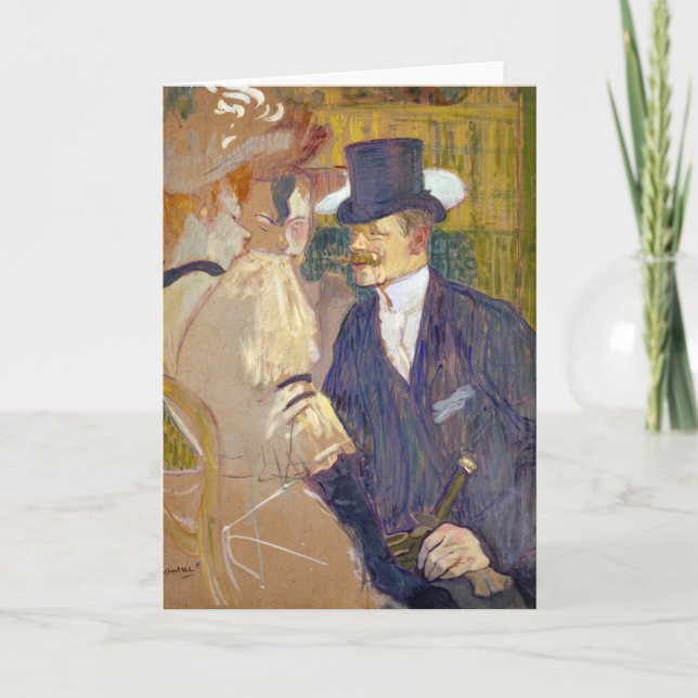Toulouse-Lautrec - Der Engländer im Rouge Karte (Vorderseite)