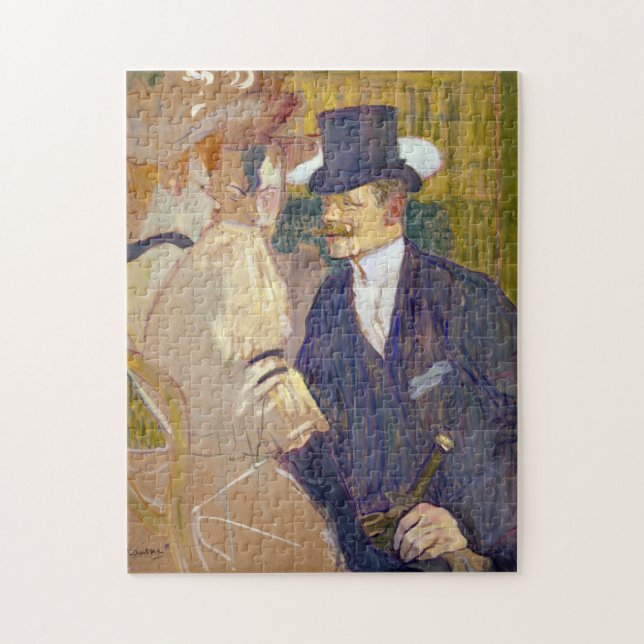 Toulouse-Lautrec - Der Engländer im Rouge Puzzle (Vertikal)