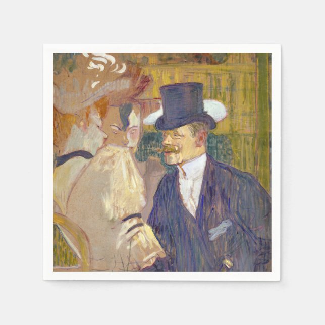 Toulouse-Lautrec - Der Engländer im Rouge Serviette (Vorderseite)