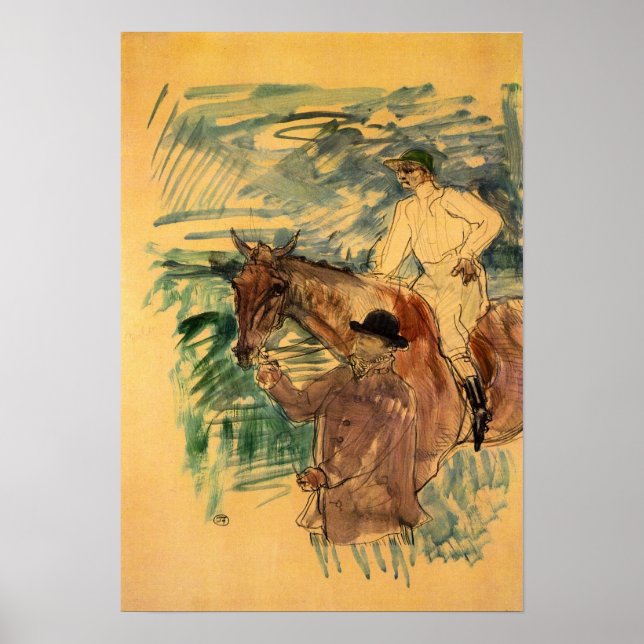Toulouse-Lautrec - Der Jockey 3 Poster (Vorne)