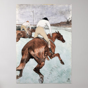 Toulouse-Lautrec - Der Jockey Poster