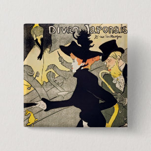 Toulouse-Lautrec - Divan Japonais Button