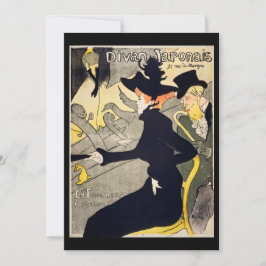 Toulouse-Lautrec - Divan Japonais Dankeskarte