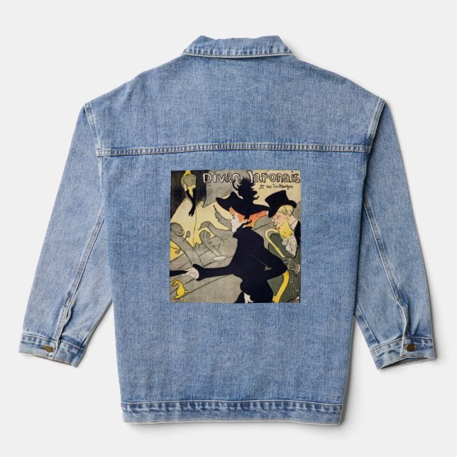 Toulouse-Lautrec - Divan Japonais Jeansjacke (Rückseite)