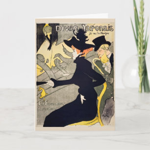 Toulouse-Lautrec - Divan Japonais Karte