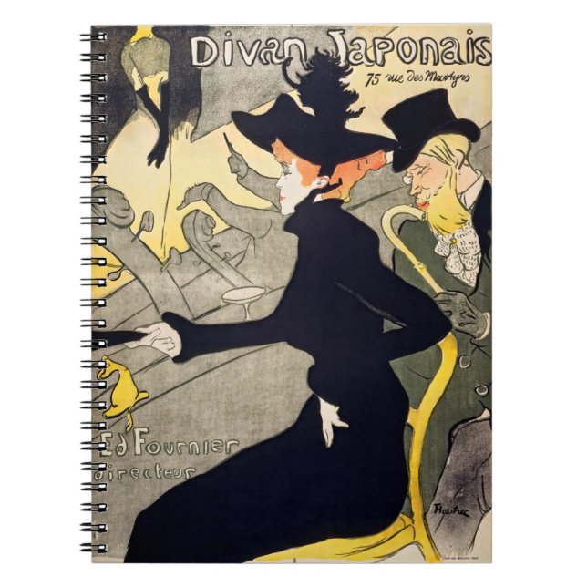 Toulouse-Lautrec - Divan Japonais Notizblock (Vorderseite)