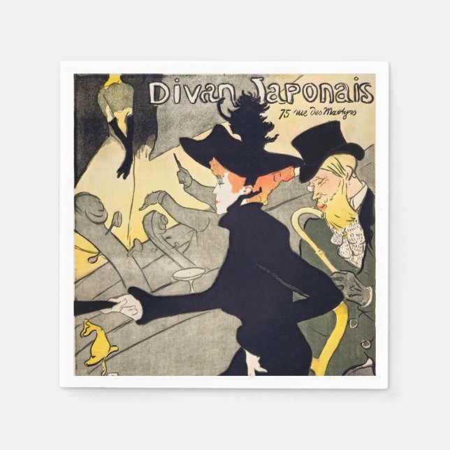 Toulouse-Lautrec - Divan Japonais Serviette (Vorderseite)