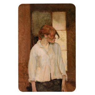 Toulouse-Lautrec - Eine Montrouge, Rosa La Rouge Magnet