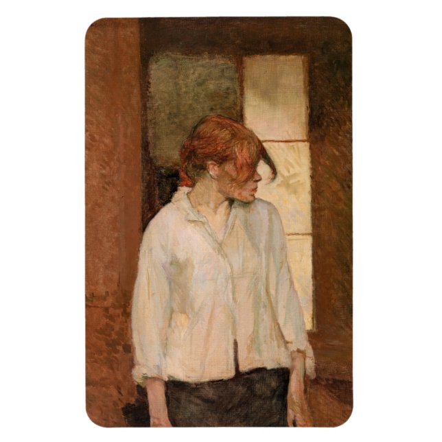 Toulouse-Lautrec - Eine Montrouge, Rosa La Rouge Magnet (Vertikal)