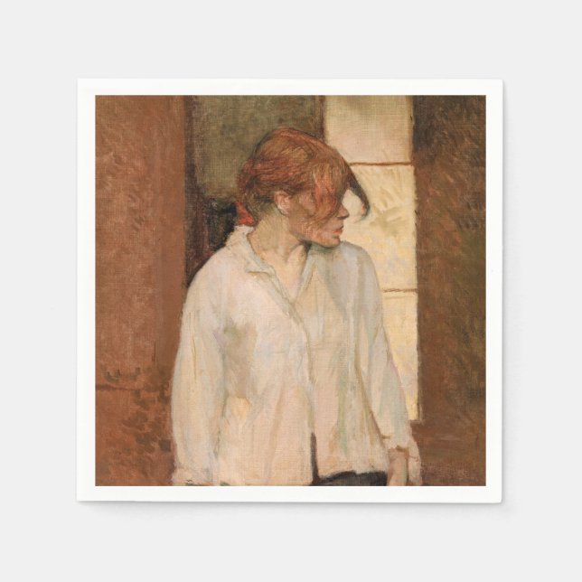 Toulouse-Lautrec - Eine Montrouge, Rosa La Rouge Serviette (Vorderseite)