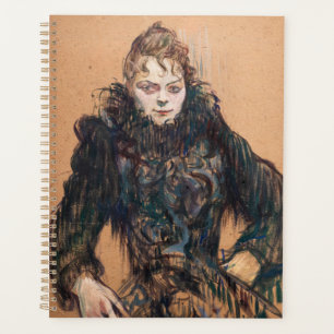Toulouse-Lautrec - Frau mit schwarzer Boa Planer