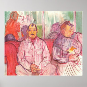 Toulouse-Lautrec - Gekoppelte Bordellbesitzer 1894 Poster