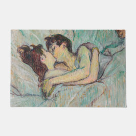 Toulouse-Lautrec - Im Bett, der Kuss Fußmatte