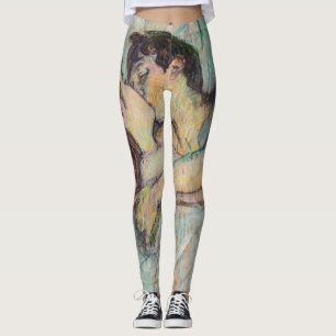 Toulouse-Lautrec - Im Bett, der Kuss Leggings