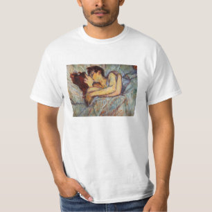 Toulouse-Lautrec im Bett der Kuss-T - Shirt