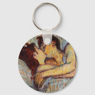 Toulouse-Lautrec im Bett der Schlüsselanhänger