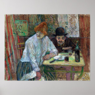 Toulouse-Lautrec - Im Café La Mie Poster
