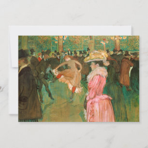 Toulouse-Lautrec - Im Rouge, Der Tanz Dankeskarte