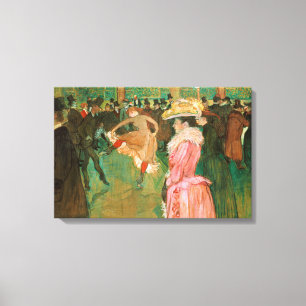 Toulouse-Lautrec - Im Rouge, Der Tanz Leinwanddruck