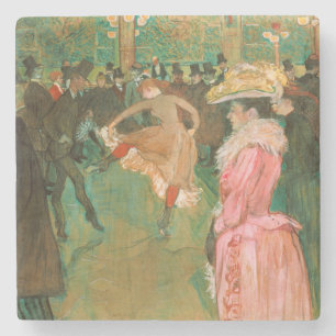 Toulouse-Lautrec - Im Rouge, Der Tanz Steinuntersetzer