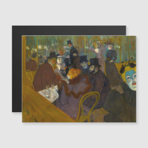 Toulouse-Lautrec - Im Rouge Magnetic Card Magnetkarte