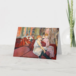 Toulouse-Lautrec - Im Salon, rue des Moulins Karte