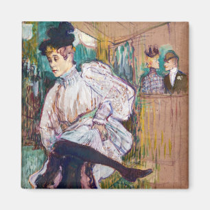 Toulouse-Lautrec - Jane Avril beim Tanzen Magnet