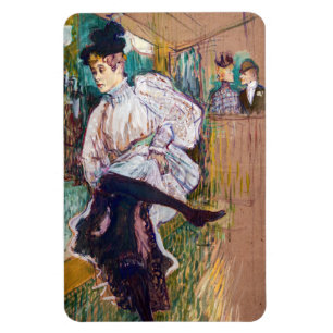 Toulouse-Lautrec - Jane Avril beim Tanzen Magnet