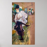 Toulouse-Lautrec - Jane Avril Dancing