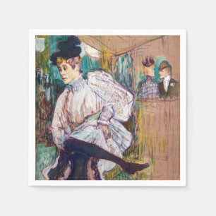 Toulouse-Lautrec - Jane Avril Dancing Serviette