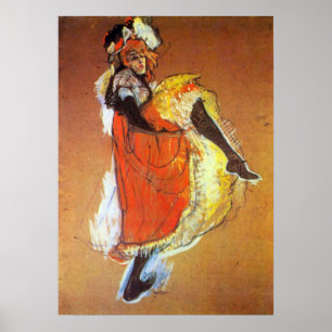 Toulouse-Lautrec - Janes Avril Tanzen Poster
