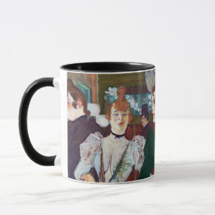 Toulouse-Lautrec - La Goulue kommt beim Rouge an Tasse