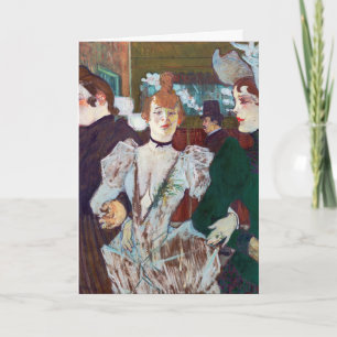 Toulouse-Lautrec - La Goulue kommt zum Rouge Karte