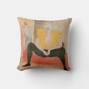 Toulouse-Lautrec - Mademoiselle Cha-u-kao Sitzend Kissen