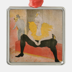 Toulouse-Lautrec - Mademoiselle Cha-u-kao Sitzend Ornament Aus Metall